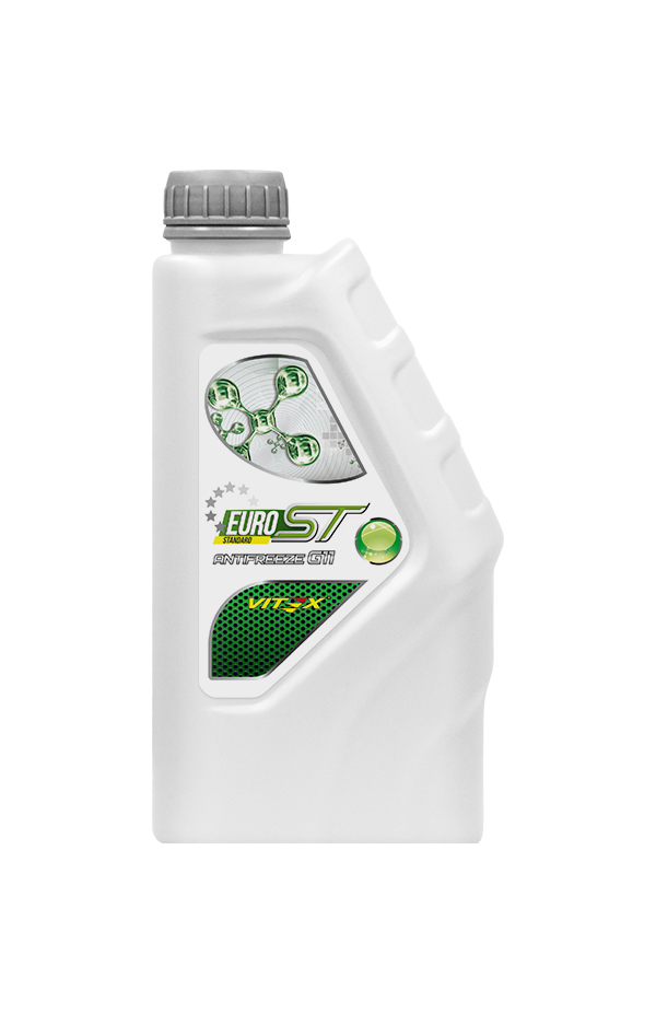 Жидкость охлаждающая низкозамерзающая Antifreeze Vitex Euro ST G11-40 1кг. (зеленый)