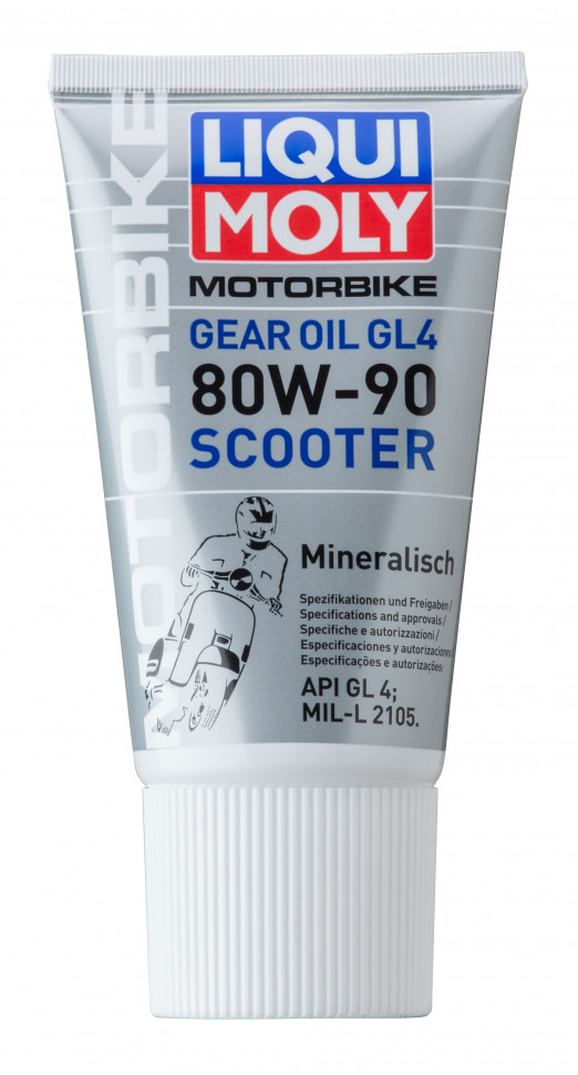 1680 Liqui Moly Motorbike Gear Oil Scooter 80W-90 Минеральное транс-ое масло для скутеров