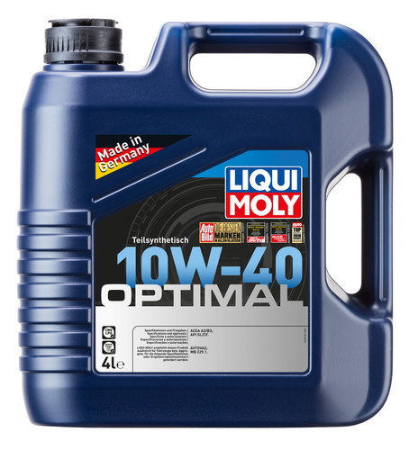 3930 Liqui Moly масло моторное Optimal 10W-40 CF/SL A3/B4 1 л